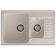 Кухонная мойка GranFest QUARZ 21К, белый
