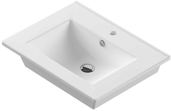 QUADRO 60 Умывальник (WB.FN/Quadro/60-C/WHT.G/S1)