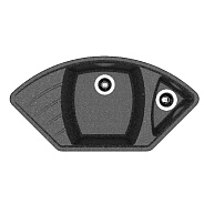 Кухонная мойка Dr. Gans ГАБИ 25.050.E1015.407, черный