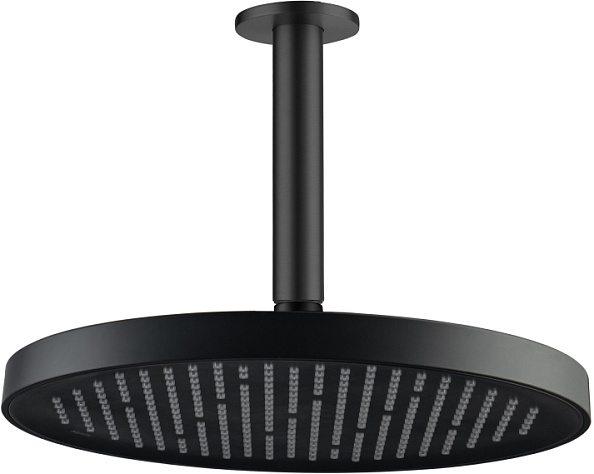 Верхний душ потолочный AQUATEK AQ2070MB, 260мм, матовый черный