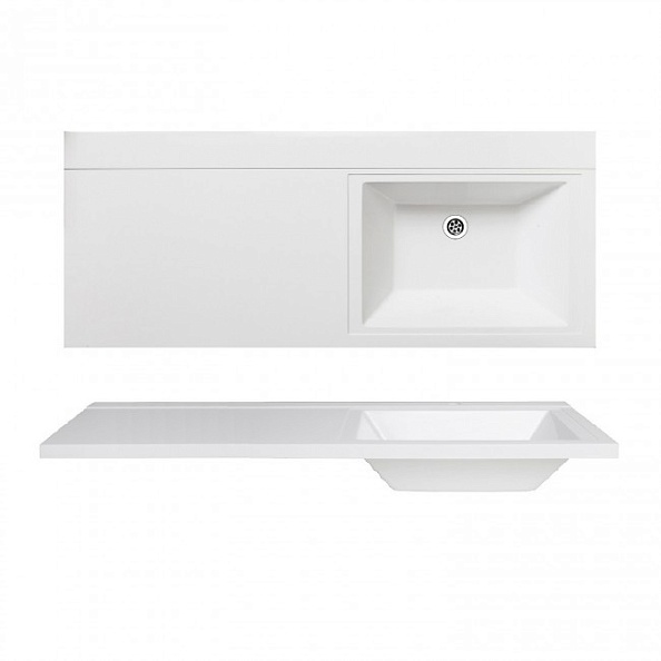 Умывальник Runo мебельный Гамма 120 лайт левое крыло (00-00001025)