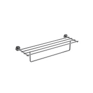 AQ4615BGM БЕТТА полка для полотенец, оружейная сталь