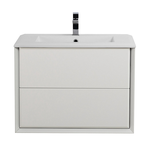 База подвесная под раковину с двумя выдвижными ящиками Cezares Bellagio 700х460х480, Bianco Opaco (54714)