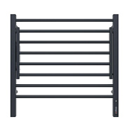 Полотенцесушитель электрический Terminus Горизонт с/п П8 600х600 КС, черный муар, справа подключение (4670078543523)