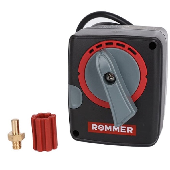 Сервопривод Rommer 24V c регулировкой по сигналу 0-10V, 60s, 120s/90° (RVM-0005-024001)