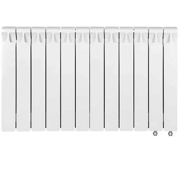 Биметаллический радиатор Rifar Monolit Ventil 300 VR 12 секций, с нижним правым подключением