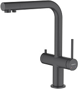 AQ1385MB ЕВРОПА смеситель для кухни с подключением к фильтру питьевой воды, матовый черный