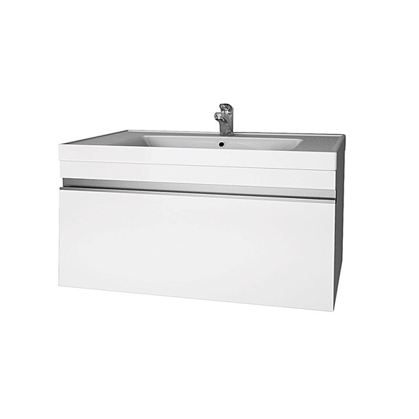 Тумба под раковину подвесная Dreja Grace 70 см, белый