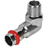 Угольник ROMMER переходник-НР 28х3/4 из нержавеющей стали прессовой (RSS-0010-002834)