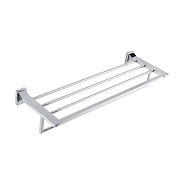 Полка для полотенец Rose RG1608, хром