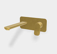 Смеситель для раковины Fima Carlo Frattini Flo', золото брашированное (F3821WLX5OS)