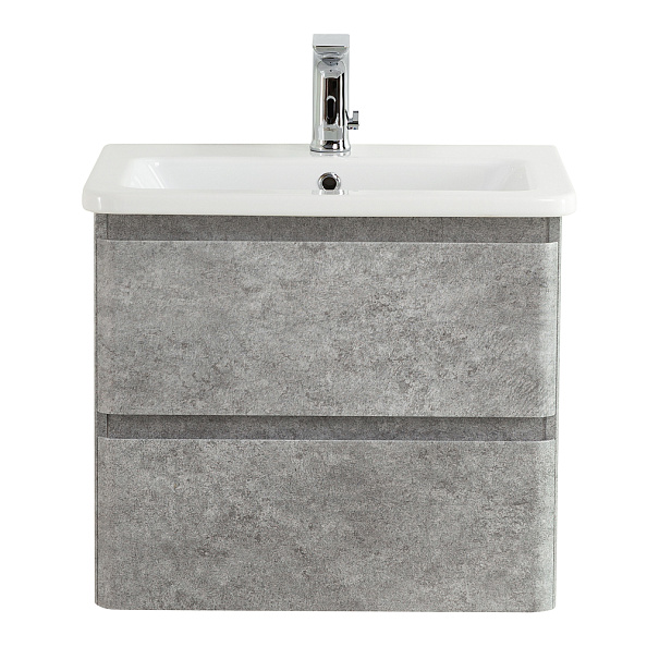 База под раковину подвесная BelBagno Albano-Cer 570х500х440 мм, Cemento Verona Grigio (ALBANO-CER-600-2C-SO-CVG)