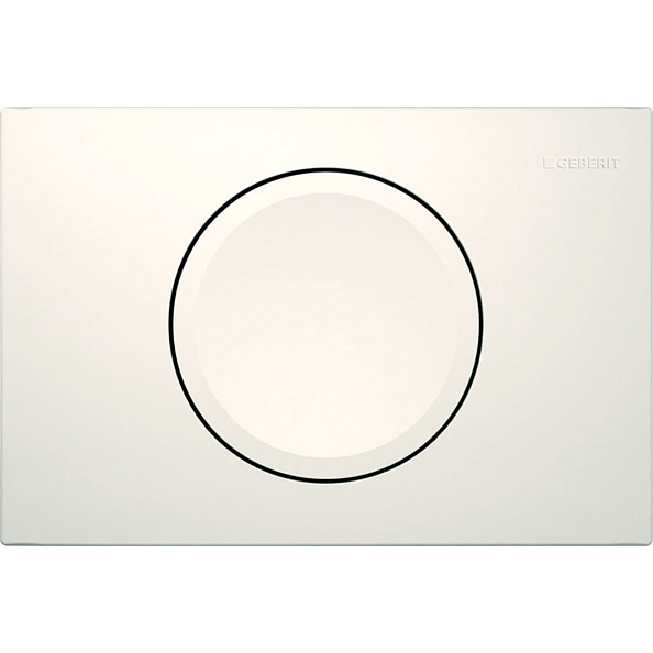 115.109.11.1 Смывная клавиша Geberit Delta15, смыв/стоп: Альпийский белый