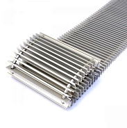 Решетка Techno РРА 250x1500 алюминиевая рулонная (цвет Серебро)