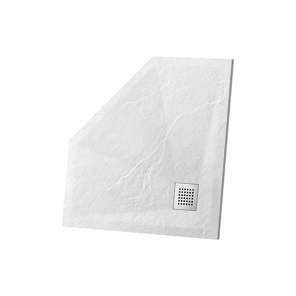 Поддон для душа из искусственного камня Vincea (VST-4SP1010W), 1000х1000х25 мм, белый матовый