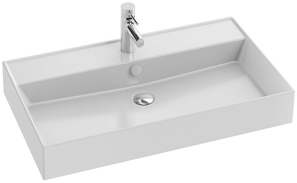 Керамическая раковина Jacob Delafon VIVIENNE EXBI112-00 80х46 см, белая