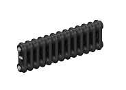 Стальной трубчатый радиатор Rifar Tubog 2018 B1, 13 секций антрацит, боковое подключение