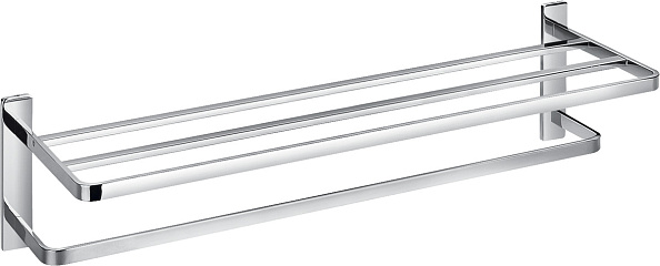Полка для полотенец Cezares Maxima, хром (CZR-F-8910)