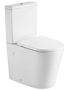 Унитаз-компакт напольный Aquatek Оберон безободковый с бачком, торнадо (AQ1273ST-00)