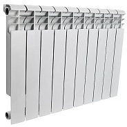 Алюминиевый радиатор Rommer Profi 500/10 секций, с боковым подключением (RAL-1210-050010)