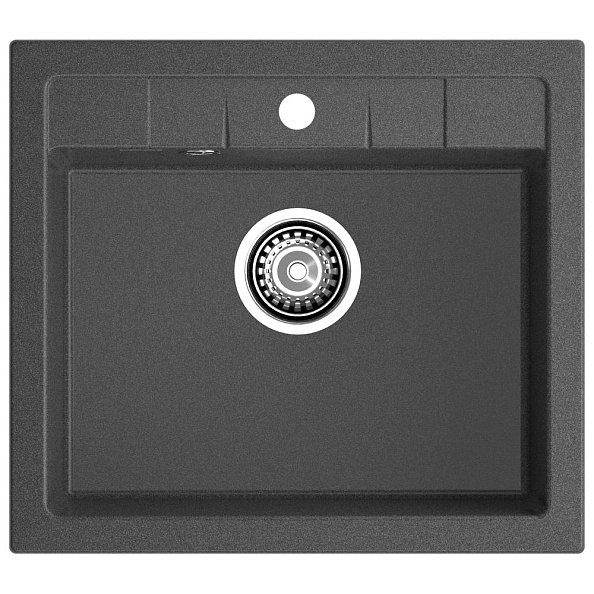 Кухонная мойка GranFest QUADRO 561, графит