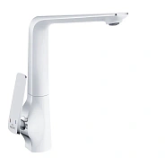 Смеситель для кухни Rose R1313F, белый/хром