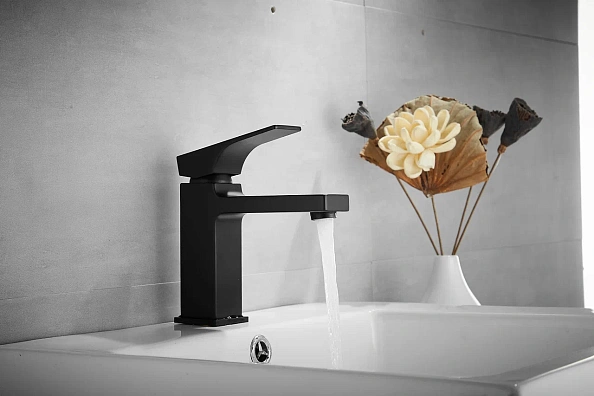 Смеситель для раковины Rose R10H R1001H-1, черный