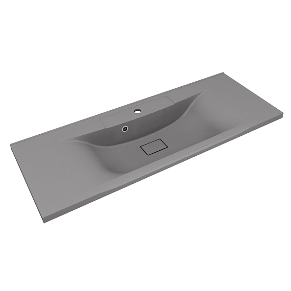 Раковина Florentina Прима 120 см 10.010.01200.307, серый шёлк