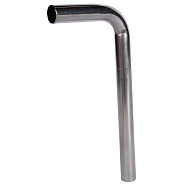 Отвод безраструбный ROMMER 90° НПр-НПр 15х100х600 из нержавеющей стали прессовой (RSS-0008-015100)