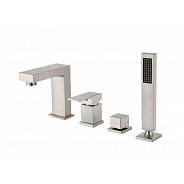 Смеситель на борт ванны Groсenberg GB6008-1NK, никель