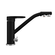 Смеситель для кухни Ulgran UQ-010-07, уголь