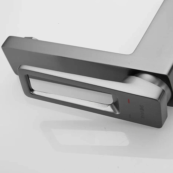 Смеситель для раковины Shevanik S6801T, оружейная сталь