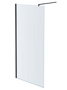 AQ WIW 10020GM Душевая перегородка Walk in с держателем 1000x2000 профиль оружейная сталь, стекло прозрачное
