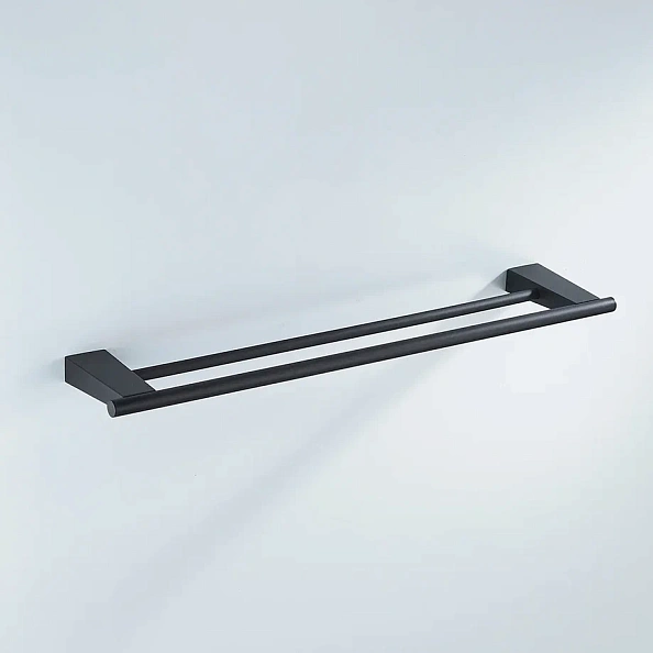 Полотенцедержатель двойной Shevanik SG5727H, черный