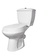 43301110202 Унитаз-компакт "Элисса" Стандарт, нижний/боковой подвод воды, косой выпуск(старый арт. 43301130202)