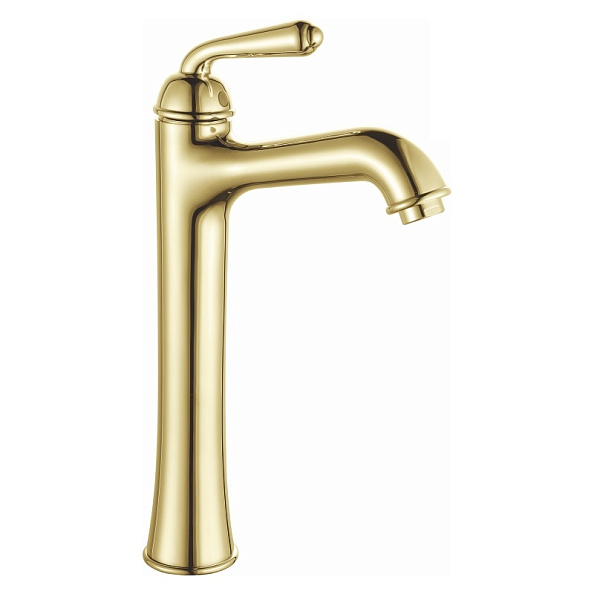 Смеситель для раковины высокий Rose R02E R0211E, золото