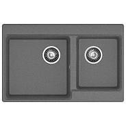Кухонная мойка GranFest LEVEL 780K, графит