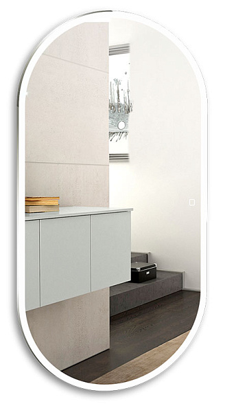 Зеркало SILVER MIRRORS 500*1000 cенсорный выключатель гор/верт Виола (LED-00002355)