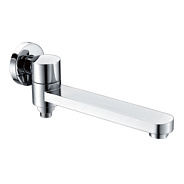 Излив поворотный Raglo R473.71 для ванны и душа 23 см с функцией переключения латунь, хром