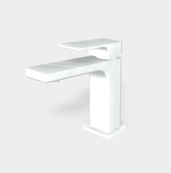 Смеситель для раковины Fima Carlo Frattini Fit, белый матовый (F3381BS)