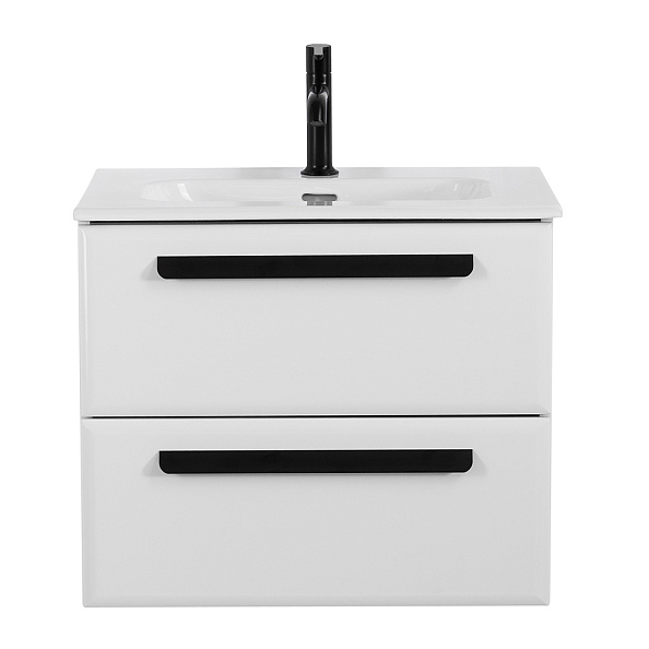 База под раковину подвесная Cezares Eco-Cer-N 600х457х500, Bianco Lucido (ECO-CER-N-600-2C-SO-BL)