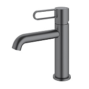 Смеситель Splenka S03.10.09 для раковины монолитный, графит