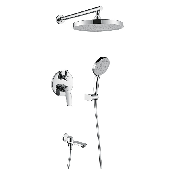 Душевая система встраиваемая Shevanik S4335, хром