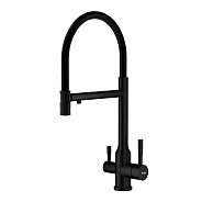 Смеситель Raglo R81.63.06 для кухни с подключением к фильтру съёмный гибкий излив  с магнитным фикса