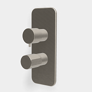 Смеситель для душа Fima Carlo Frattini Spillo Tech, V Collection, на 2/3 потребителя, никель брашированный (F3039TX6VSN)