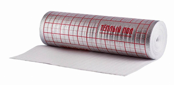 Подложка для теплого пола мультифольга 1,2 х 25 м