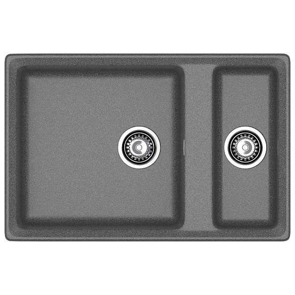 Кухонная мойка GranFest LEVEL 760K, графит