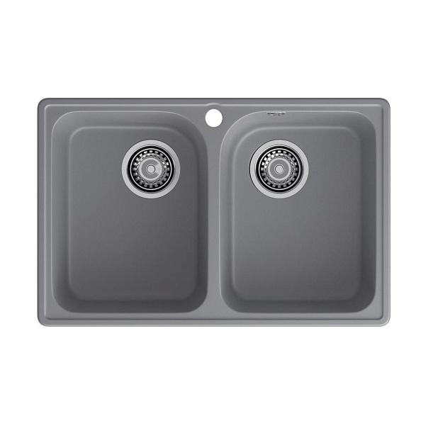 Кухонная мойка GranFest QUARZ 15, темно-серый