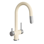 Смеситель для кухни с подключением фильтра Florentina МАЭСТРО 337.03Н.2123.202, шампань