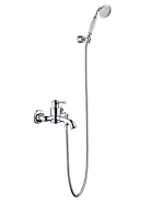 AQ1549CR КЛАССИК смеситель для ванны с душевым набором